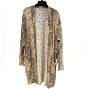 Cherish snake print cardigan